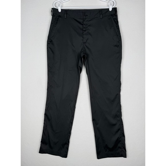 Nike Golf Other - Nike Golf Dri-FIT Flat Front Pants Mens 34x32 Black Chino 597323-012